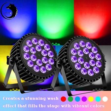 2X 180W 18 10W 4 IN 1 RGBW LED Par Light DMX Stage Effect Lighting Disco Party