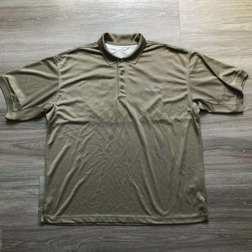 Columbia PFG Mens XL Olive Green Vented 