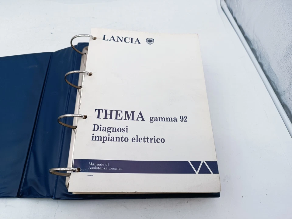Manual de Taller Lancia Thema Alcance 1992 Diagnóstico Sistema Eléctrico Edition - Imagen 4 de 4