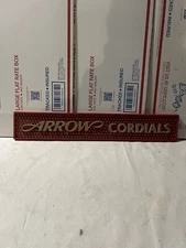 ARROW CORDIALS RUBBER BAR SPILL MAT RAIL RUNNER BAR ADVERTISING DECOR