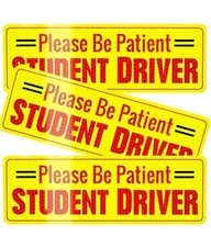 SINGARO Student Driver Magnet for Car 3Pcs Magnetic Reflective Novice Driver 📦