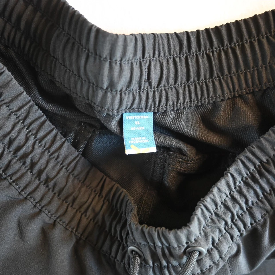 Pantalones Cortos Old Navy XLx8" Negro Pull On Stretchtech Go-H2O Para Hombre Foto 3 de 4