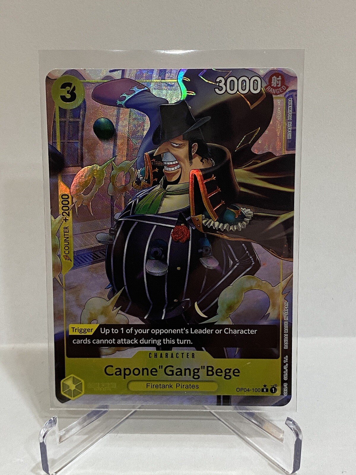 Capone"Gang"Bege (OP04-100) (Full Art) OP04-100 Premium Booster -The Best- Foil