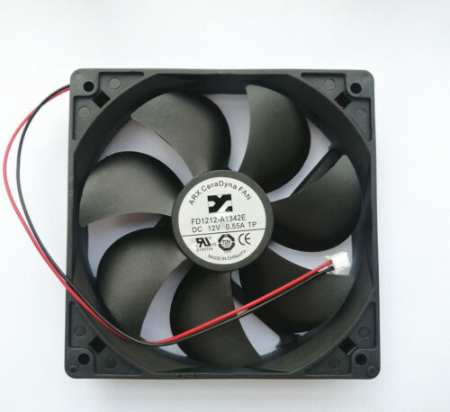 ARX CeraDyna FD1212-A1342E DC 12V 0,55A TP 12025 2 BROCHES alimentation ventilateur de refroidissement - Photo 1/7