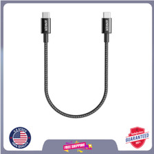 Anker USB C to USB C Cable, Type C 60W Fast Charging Cable 1FT, 2Pack for Ipho