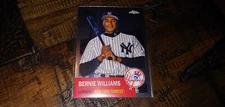 797: Bernie Williams 2022 Topps Chrome Platinum Anniversary Card # 336  Yankees