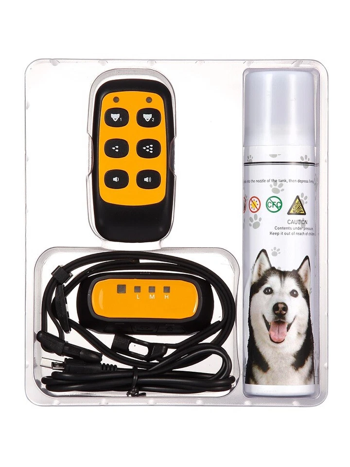 2-IN-1 AUTOMATIC ANTIBARK COLLAR OR REMOTE CONTROL DOG OBEDIENCE SPRAY TRAINING - Image 2 of 4