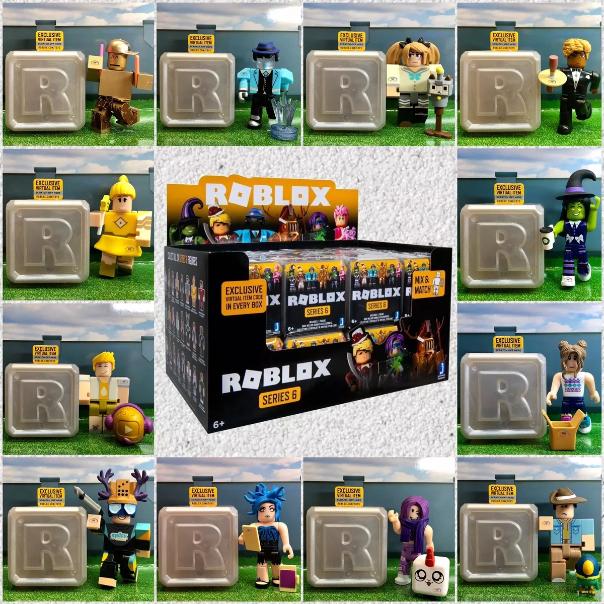 Roblox Mystery Box & Accessories pack series 6 With Virtual Code