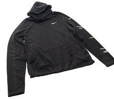 Nike Dri Fit Hoodie Medium Youth Black Unisex Sweater
