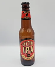 Just Beer Project Anytime IPA Bottle Red Label 4.6% ABV w/ Lid - Empty