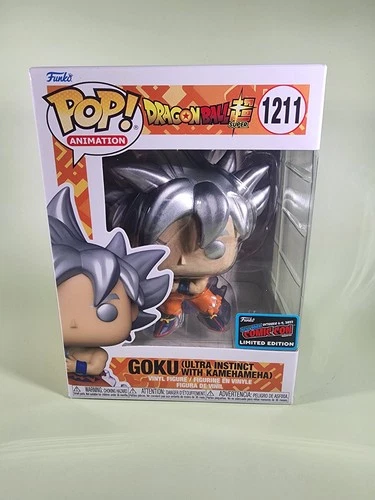 Funko Pop! Dragonball Super - Goku Ultra Instinct w/ Kamehameha 2022 NYCC Con Ex
