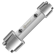 Bdmetals Tub Drain Remover Wrench-Die-Cast Aluminum Tool Silver