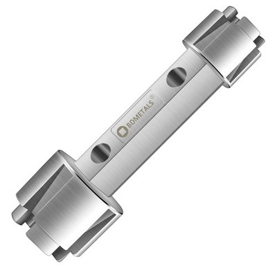 Bdmetals Tub Drain Remover Wrench-Die-Cast Aluminum Tool Silver
