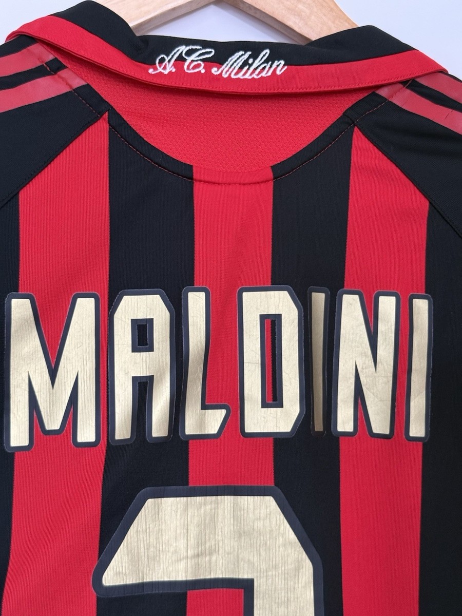 AC Milan 2005-2006 Maldini #3 Jersey Size Medium | eBay