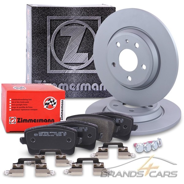 Zimmermann Bremsscheiben Ø316 +BelÄGe Hinten FÜR Audi A4 B8 A5 8T 8F F5 Q5 8R FY-image
