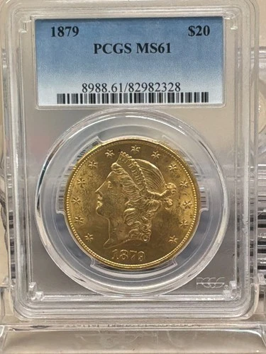 1879-P Liberty Double Eagle — photo from the most recent tracked eBay sale