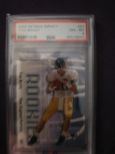 2000 Skybox Impact Tom Brady RC PSA 8
