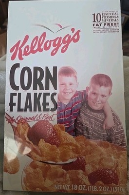 VTG 1998 Kellogg s Corn Flakes Cereal Box SEALED Cereal City USA Souvenir Prop