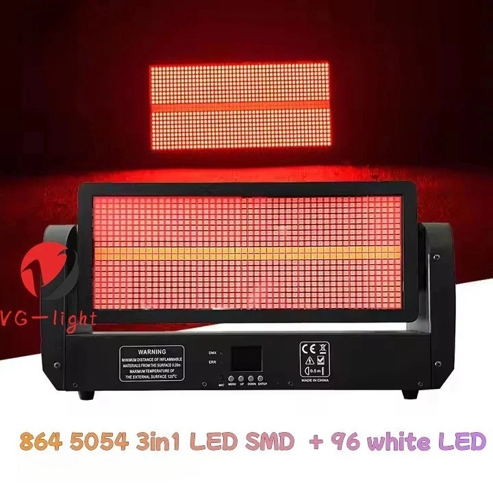 Dmx512 300W Moving Head Led Strobe Light 960 LEDS RGBW Wash Stage Flash Dj Light - Image 3 of 4