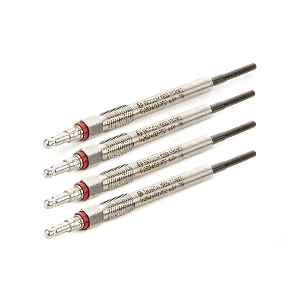 4x Bujías Original Bosch 0250403002 para DODGE CHRYSLER Sebring 2.0CRD Foto 2 de 4