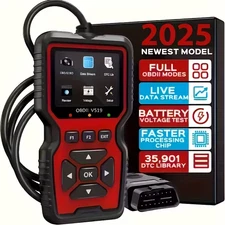 Professional OBD2 V519 Scanner - 2025 Upgraded OBDII + CAN Code Reader