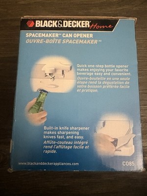 Black & Decker Spacemaker EC85 Under Cabinet Can Bottle Opener Knife Sharpener