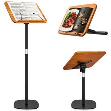 2 in 1 Dual-use Music Stand Desktop Book Stand, Adjustable Height 16.5"-51"...