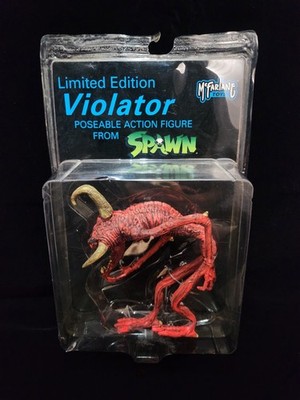McFarlane Toys Limited Edition Violator Poseable Action Figure Spawn 1995 Red