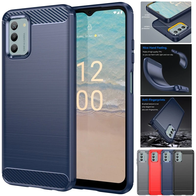 SEAHAI Cover Custodia Folio in Pelle per Nokia C02, Premium PU/TPU