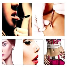 Disposable IV catheters in sizes 14G, 16G, 18G and 20G, suitable for Nose Lab piercings