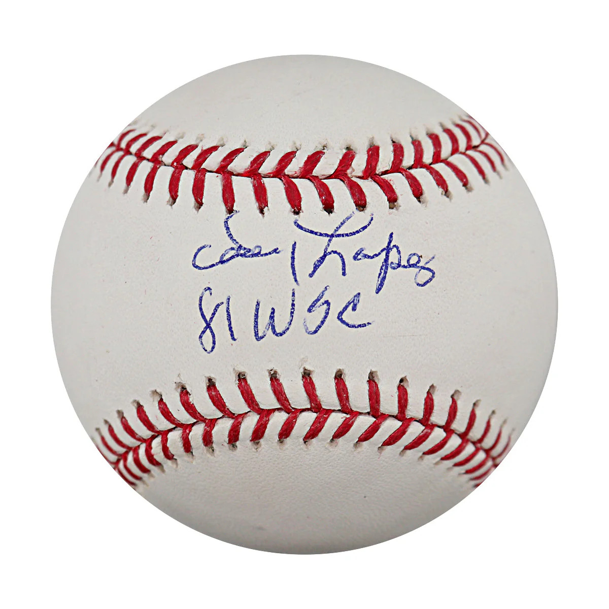 Davey Lopes Los Angeles Dodgers Autographed Signed Inscribed OMLB Baseball PSA Holo 