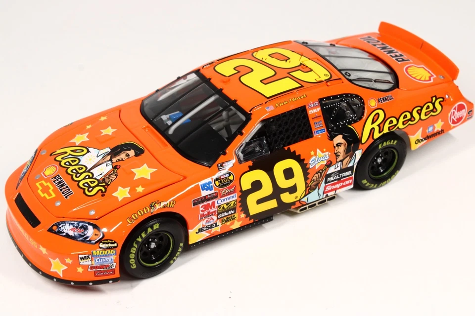 KEVIN HARVICK 2007 ACTION #29 ELVIS/REESE'S BANANA CREME CHEVY /724 MADE XRARE!! - Image 2 of 4