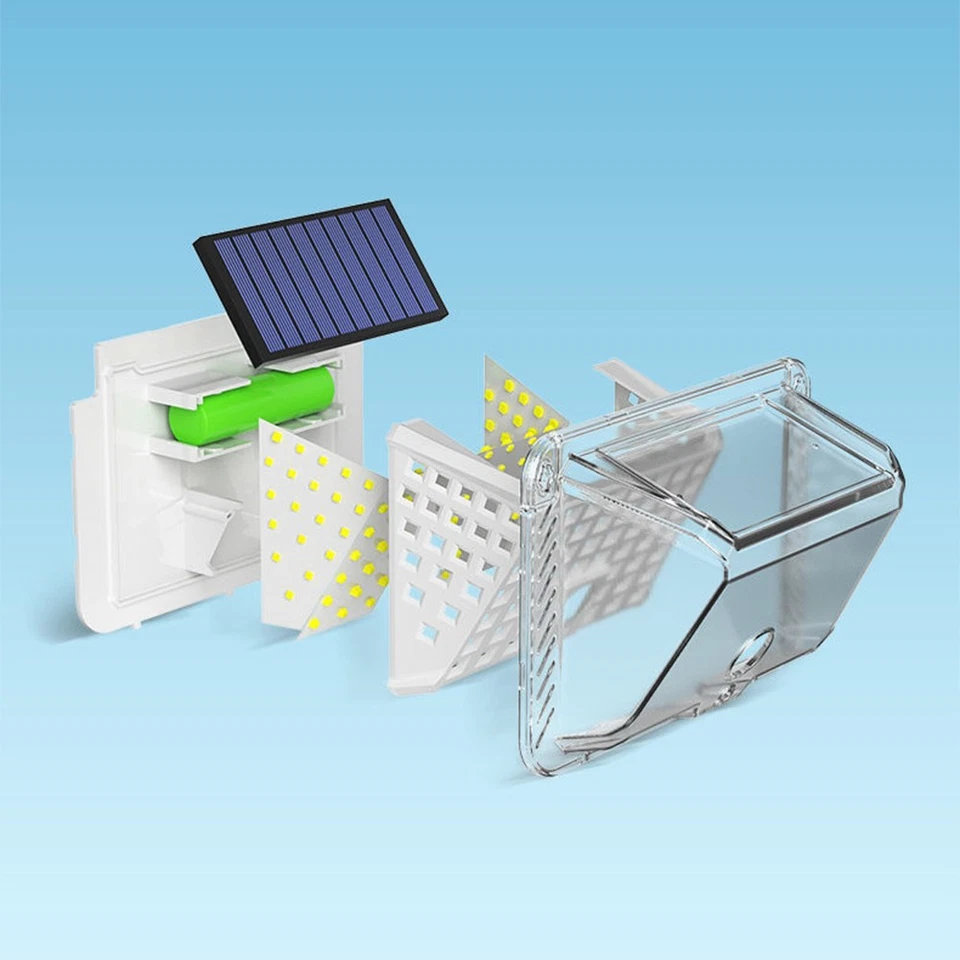 2pcs LED solar light for outdoor solar lamp with motion sensor spotlight - Image 4 of 4