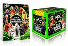 ✨Panini PDC Darts 2025 / 2026 Mega Box - 65 Tüten 325 Sticker + Album Angebot✨