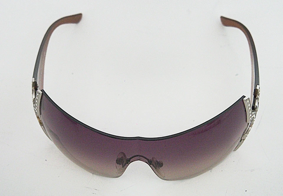 Gafas de sol Bvlgari Vintage 651-B 945/13 125 Rimlees Shield Crystal Foto 3 de 4