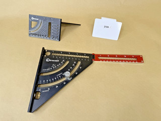 Krecent Multi Angle Layout Square & Pocket Angle Gauge Carpenter Framing Tool