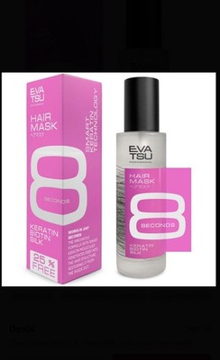 Evatsu 8-Second Hydrating Hair Mask Spray - Rinse-Out Deep Keratin Treatment