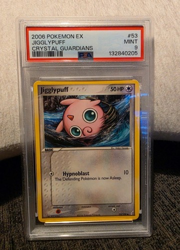 Jigglypuff graded PSA 9 for sale on eBay
