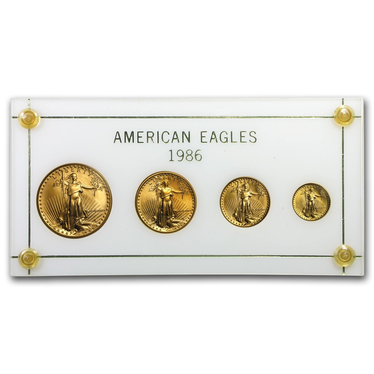 アメリカ合衆国造幣局セット 1986年 1986 4-Coin American Gold Eagle Set BU | eBay