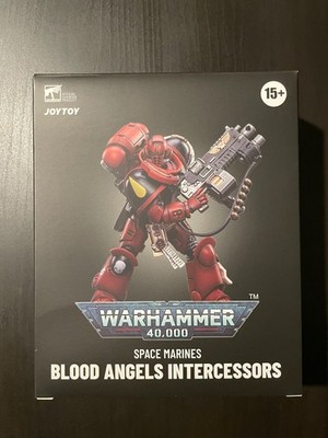 Joytoy Warhammer 40K Space Marines Blood Angels Intercessor 3 Rare OOP US SELLER