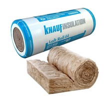Loft Insulation Roll 100mm Knauf Loft Roll 44 Combi Cut -13.89m2 Pack