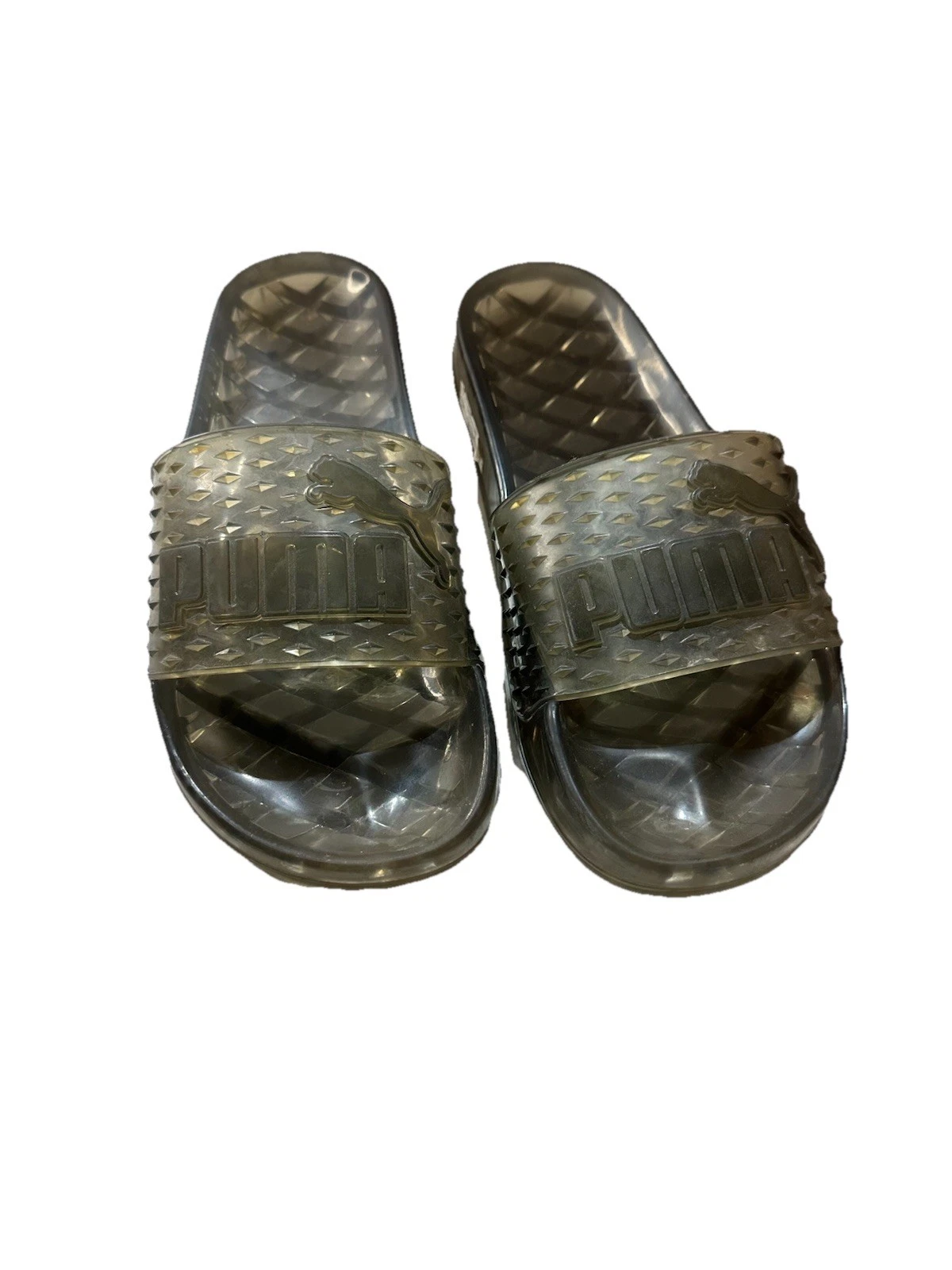 Sandali gelatine FENTY PUMA BY RIHANNA designer grigio chiaro slide taglia 7 39