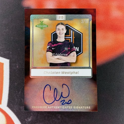 #ad #ad 2025 Parkside Christen Westphal ON CARD AUTO 10 SSP 🔥 NWSL Houston Dash #SS MJ $65.50