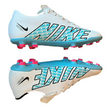 Nike Mercurial Vapor 15 Club MG Soccer Cleats White Womens 8.5 Mens 7 UK 6 EU 40