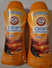 Arm & Hammer Clean Scentsations In-Wash Scent Booster Maui Sunset 2pcs NEW 