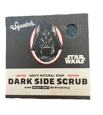 Dr. Squatch Star Wars Limited Edition Soap- Dark Side Scrub Darth Vader