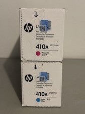 HP 410A CYAN MAGENTA CF411A CF413AC TONER CARTRIDGE GENUINE BRAND NEW SEALED