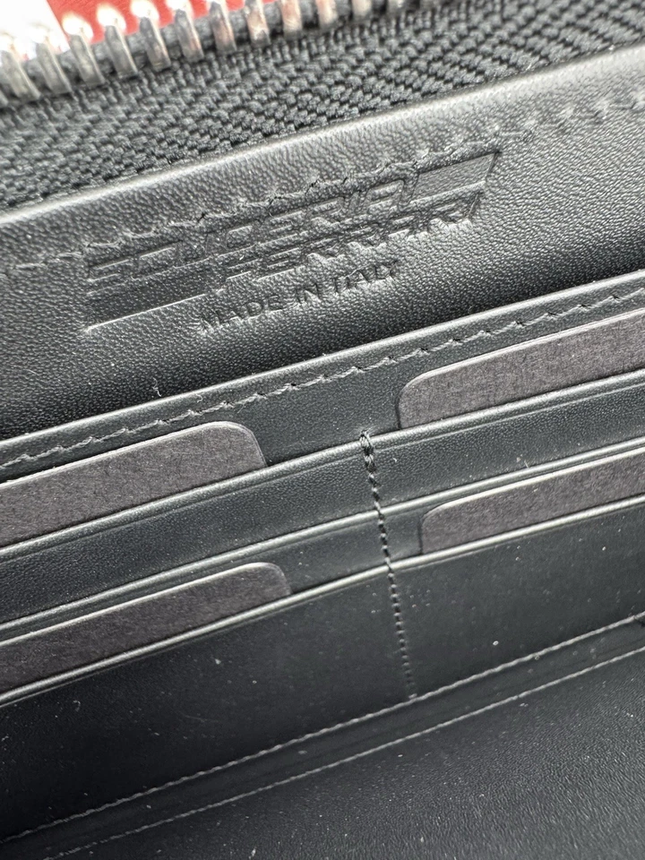 New Ferrari EVO Carbon Zip Wallet - 95% Carbon Fiber - Authentic - Image 4 of 4