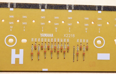 Yamaha S90 Keyboard Panel Board X2218 Board H GHD H | eBay