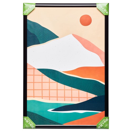 New Mainstays 20x30 Rounded Black Poster Frame